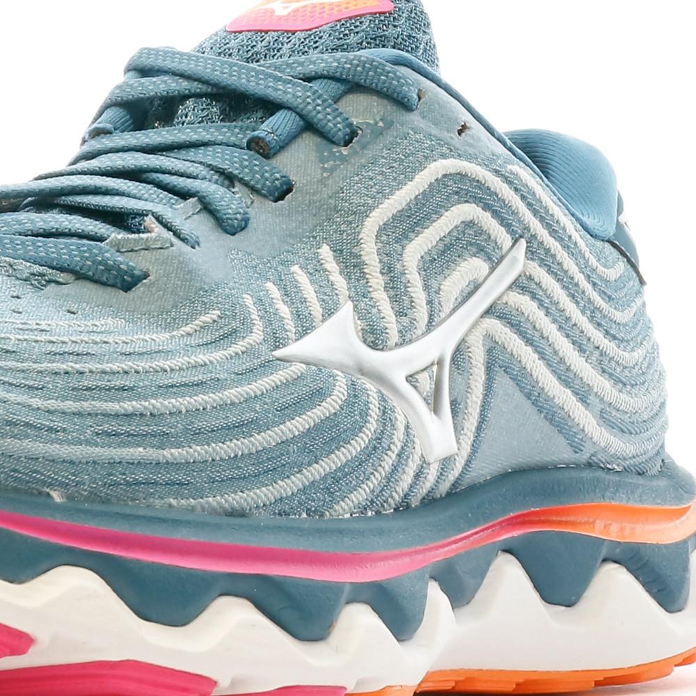 Chaussures de Running Bleu Femme Mizuno Wave Horizon vue 7