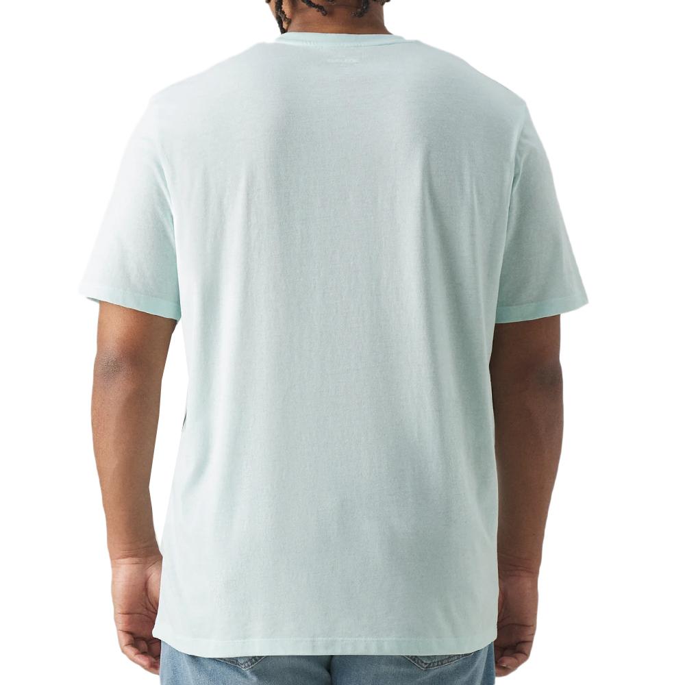 T-shirt Bleu Homme Jack & Jones Jelogo vue 2