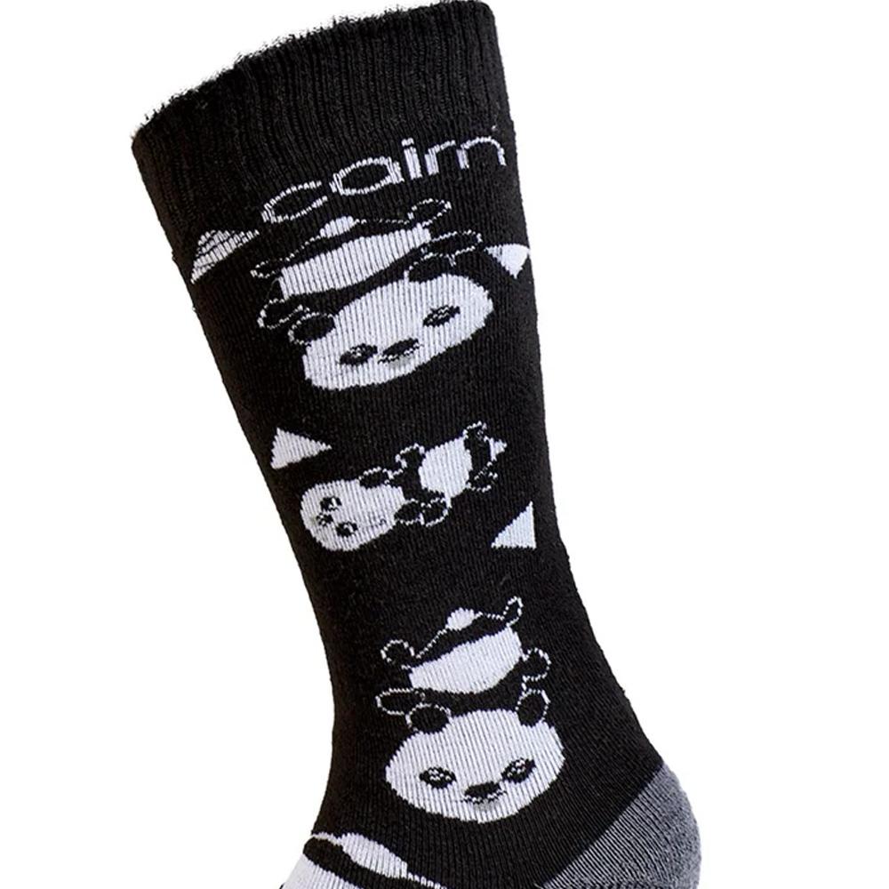 x2 Paar schwarze/weiße Socken für Kinder Cairn Spirit Ansicht 2