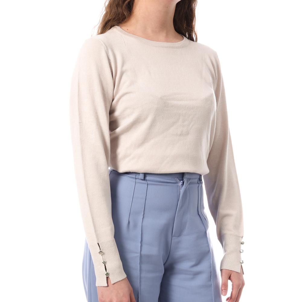 Pull Beige Femme Only Minna pas cher