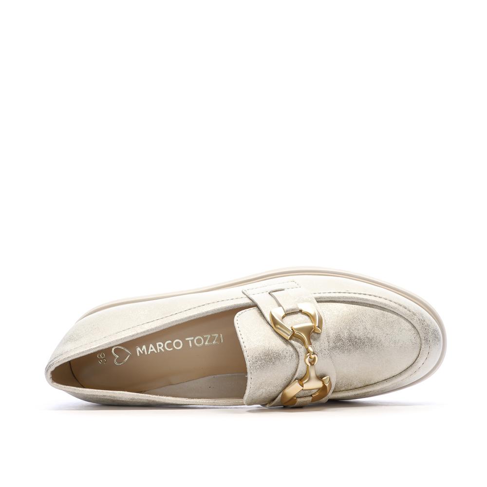 Mocassins Beige Nacré Femme Marco Tozzi 24700 vue 4