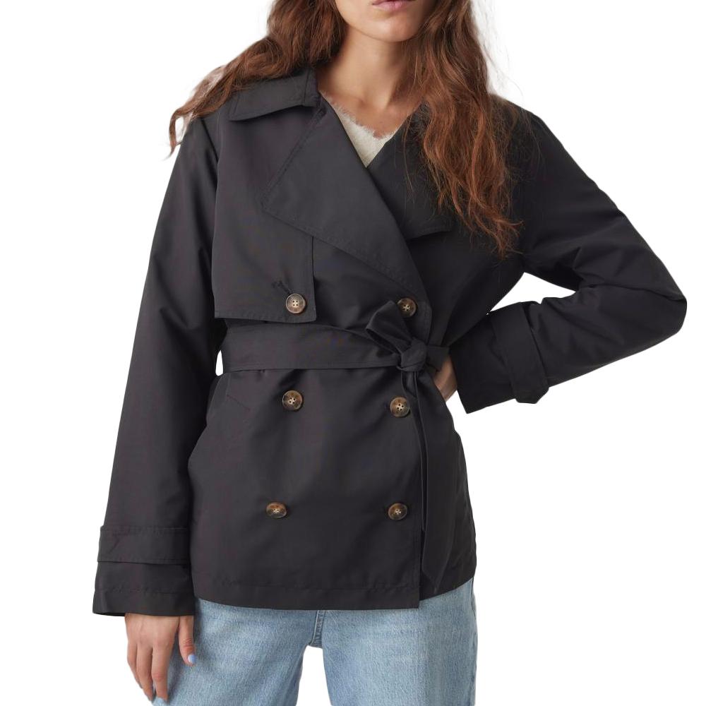 Trench Noir Femme Vero Moda Pernillemie pas cher