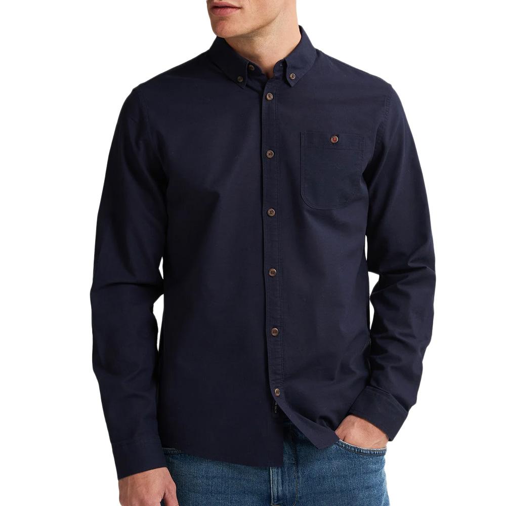 Chemise Marine Homme Petrol Industries Sleeve Uni pas cher