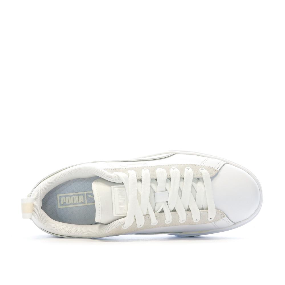 Baskets Blanches Femme Puma Mayze Tech vue 4