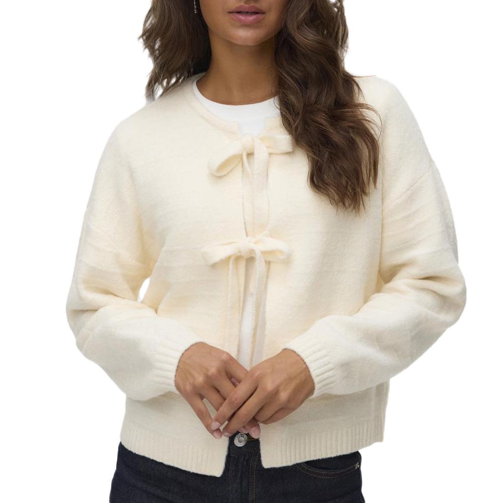 Gilet Ecru Femme Vero Moda Boom Structure pas cher
