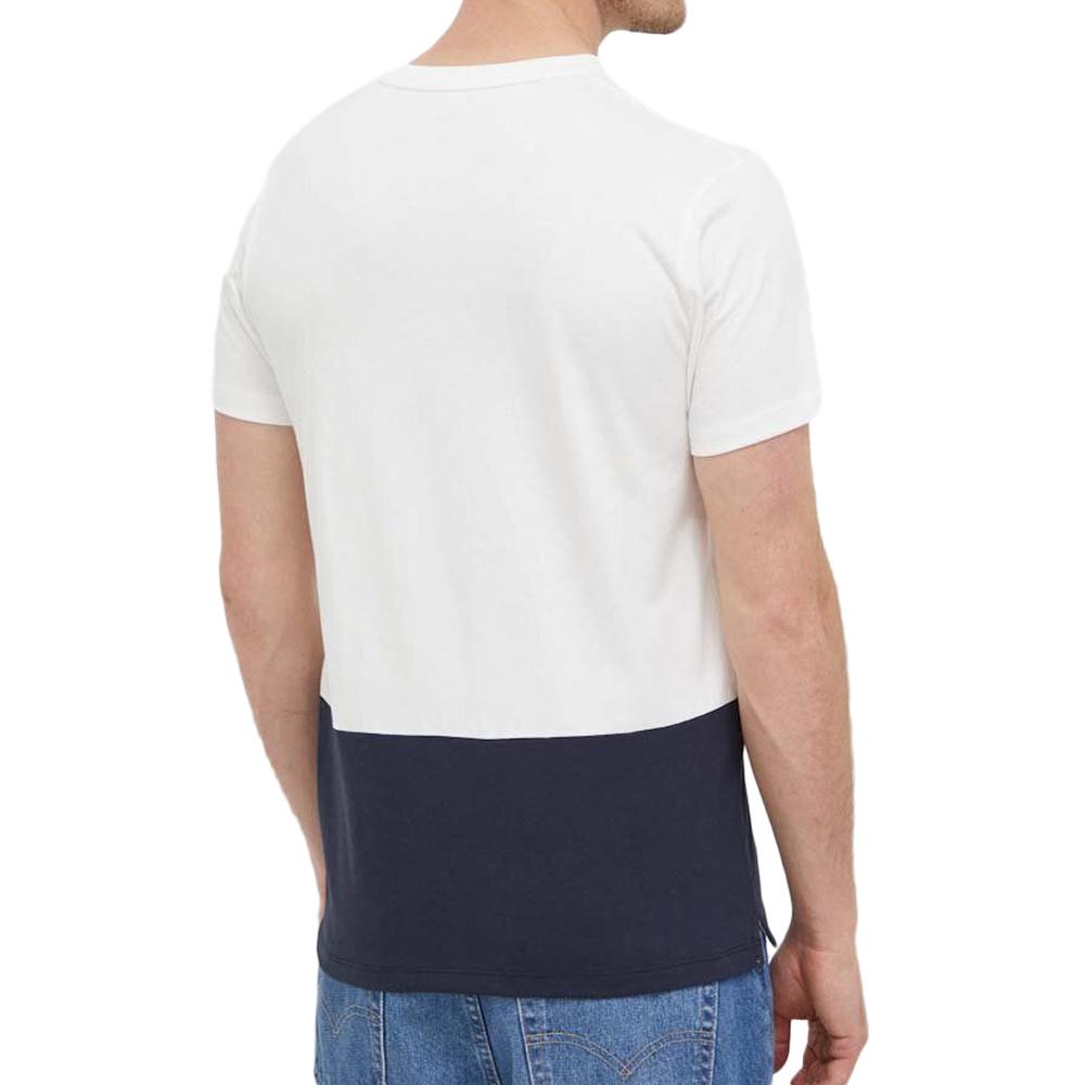 T-shirt Blanc/Marine Homme Pepe jeans Walter vue 2