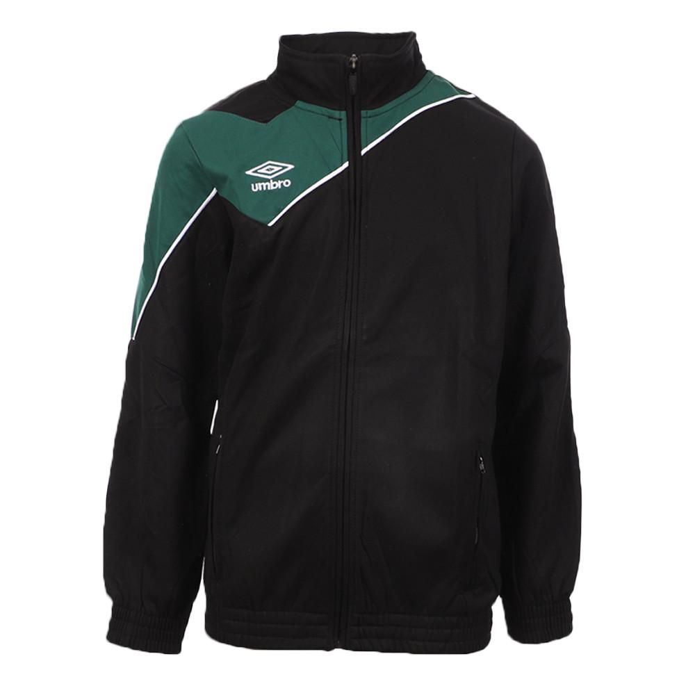 Sweat zippé Noir/Vert Enfant Umbro Division pas cher