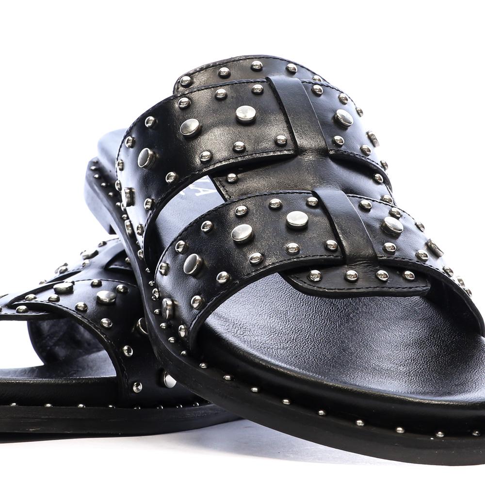 Sandales Noires Femme Carmela Bridas vue 7
