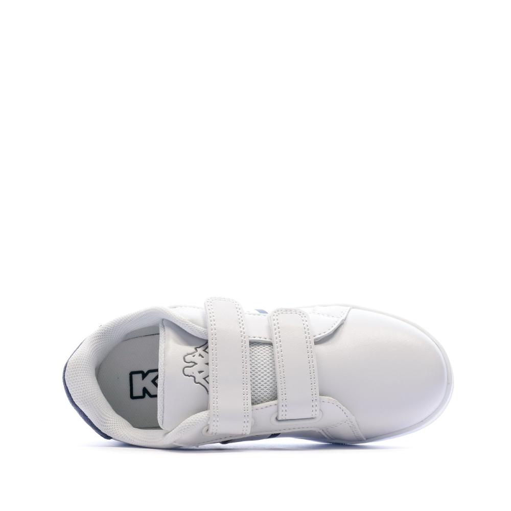 Baskets blanches enfant Kappa Logo Alpha 2V vue 4