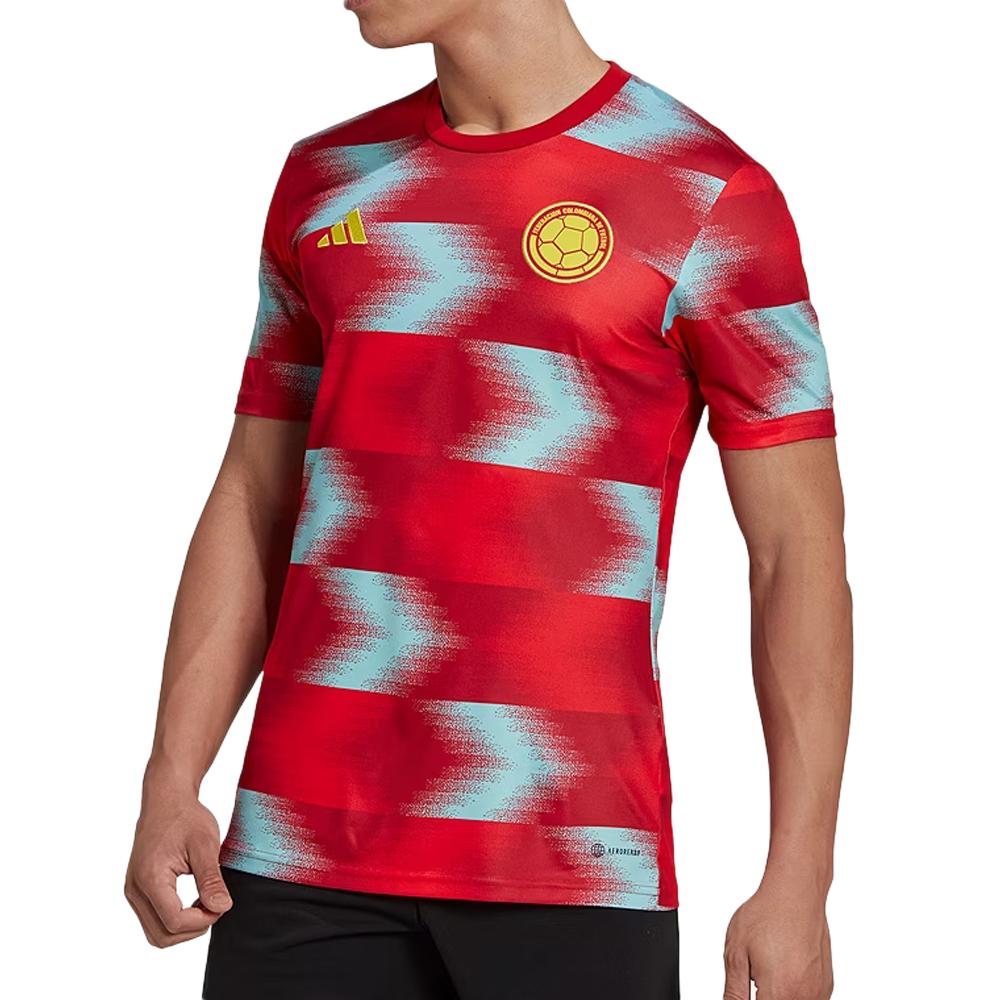 Colombie Maillot Prematch Homme Adidas 2022 pas cher