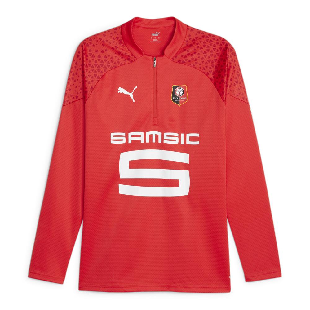 Stade Rennais Sweat de Training Rouge Homme Puma 2023/24 pas cher