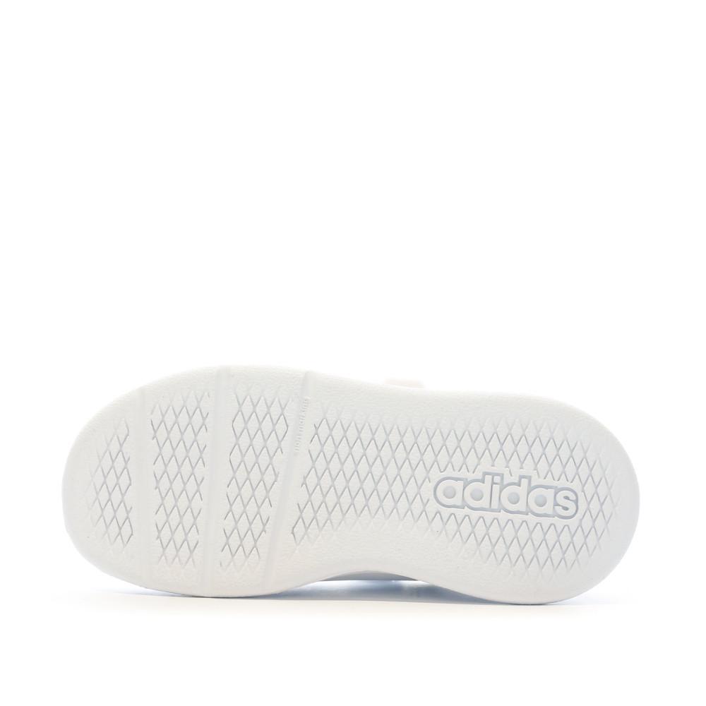 Baskets Blanches Fille Adidas Tensaur vue 5