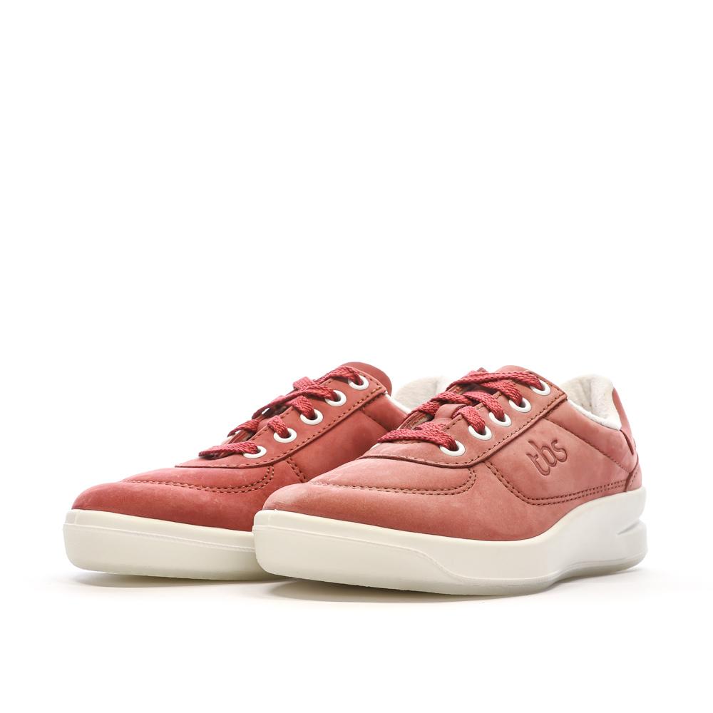 Chaussures Rouge en cuir Femme TBS Brandy vue 6