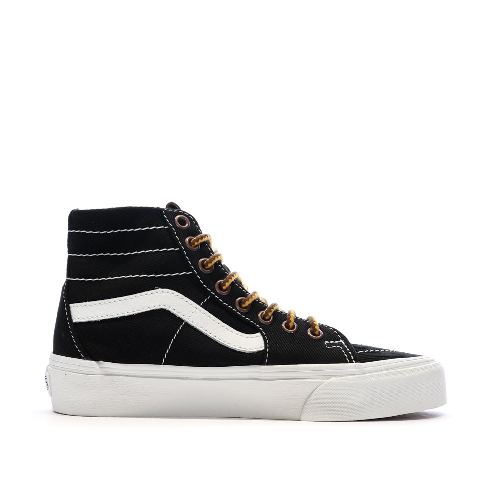 Baskets Noir Homme Vans Ua Sk8-hi Tapered Throwback vue 2