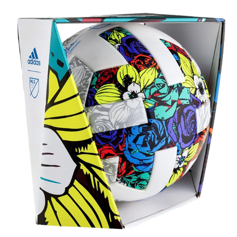 Ballon de Foot Blanc Mixte Adidas Mls Pro pas cher