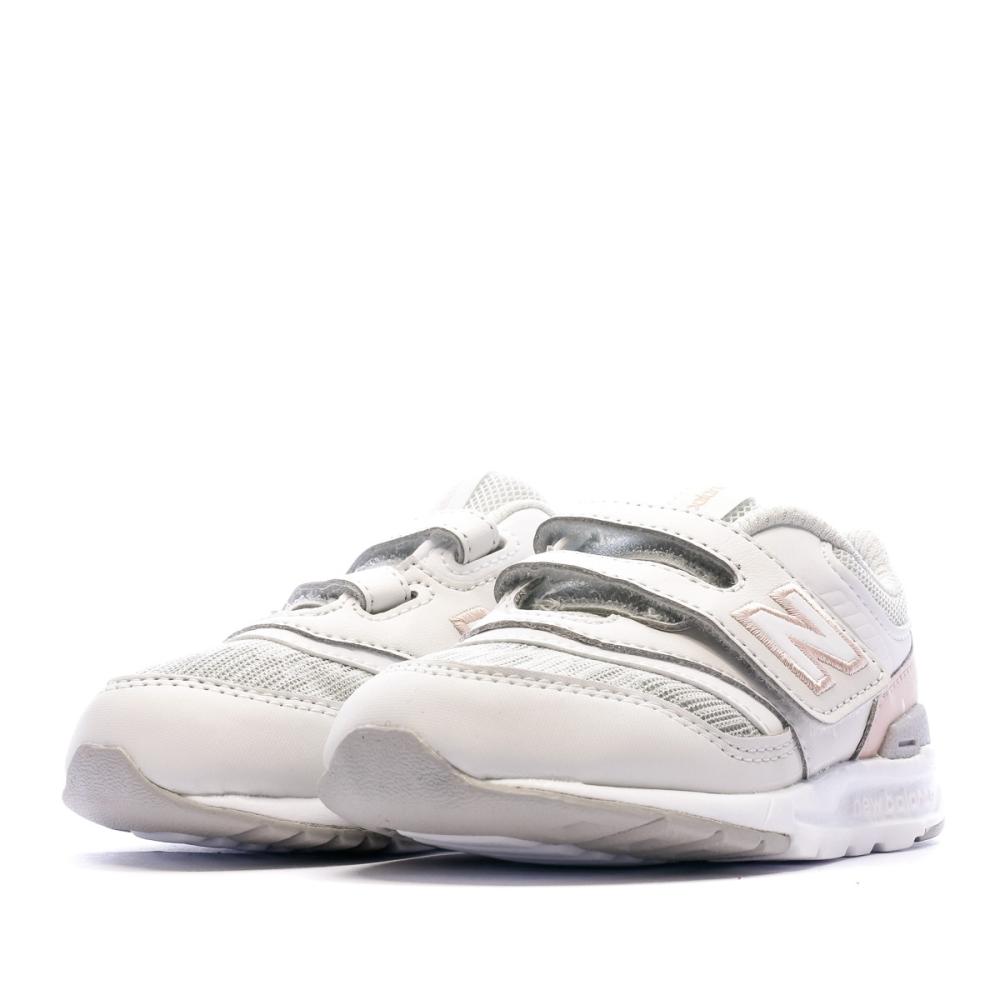 Baskets Grise/Rose Fille New Balance IZ997 vue 6