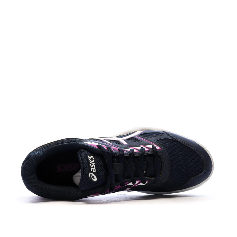 Chaussures de running Marines Garçon/Fille Asics Upcourt 4 vue 4
