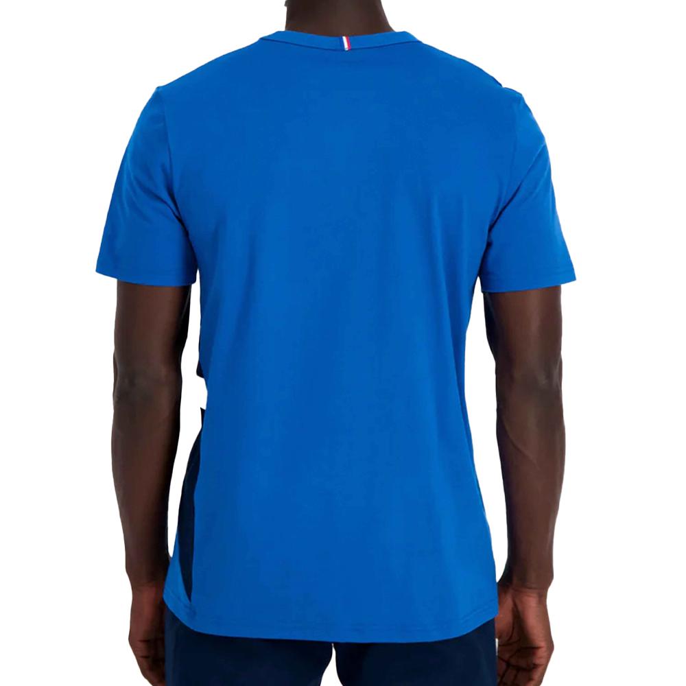 T-shirt Bleu Homme Le Coq Sportif Lapis vue 2