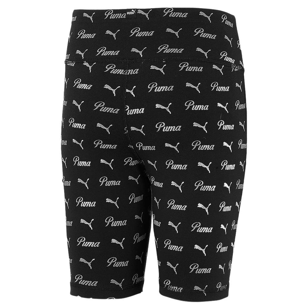 Puma Ess+ Script – Schwarze Shorts für Mädchen Ansicht 2