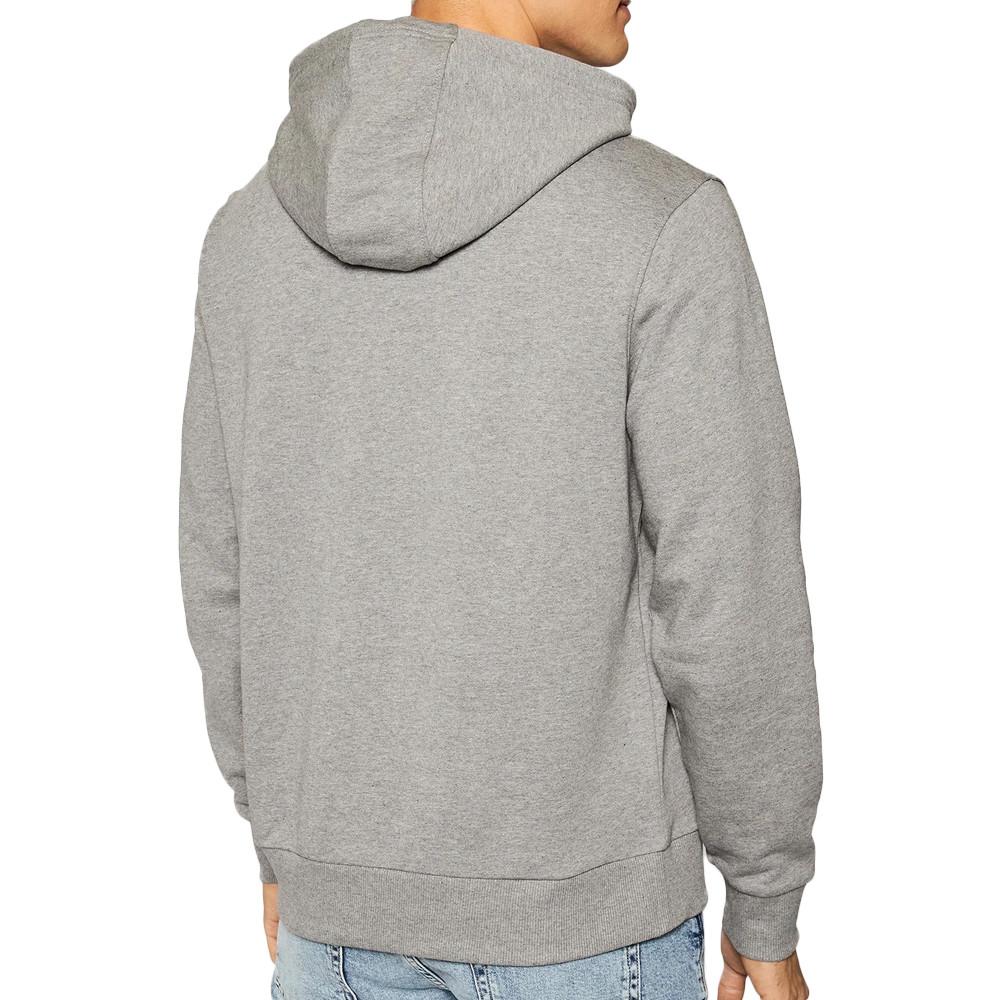 Sweat Gris Homme Calvin Klein Jeans Hoodie vue 2