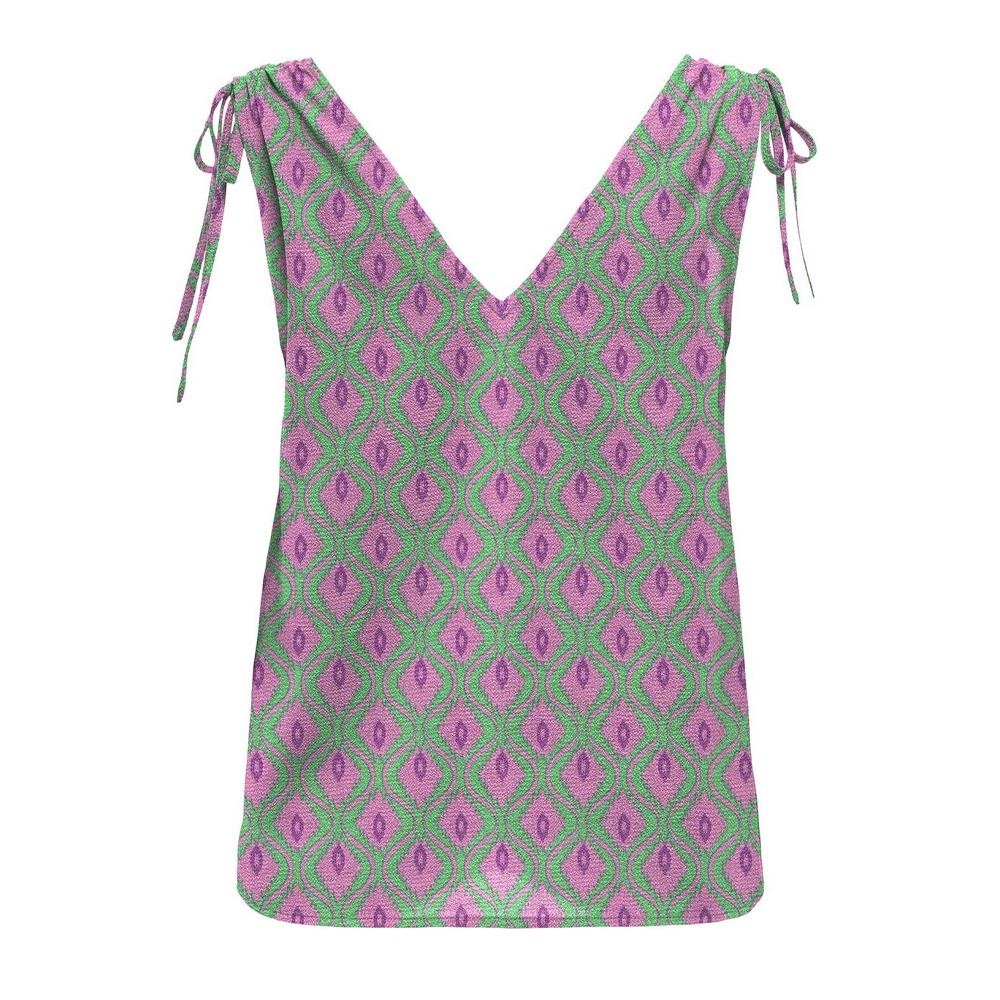 Top Vert Femme Only Ruching vue 2