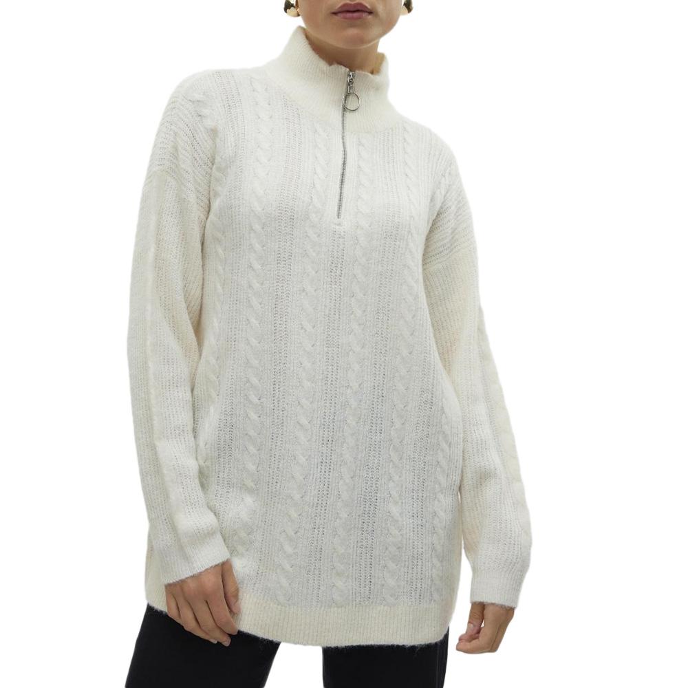 Pull 1/4 Zip Femme Vero Moda Mili pas cher