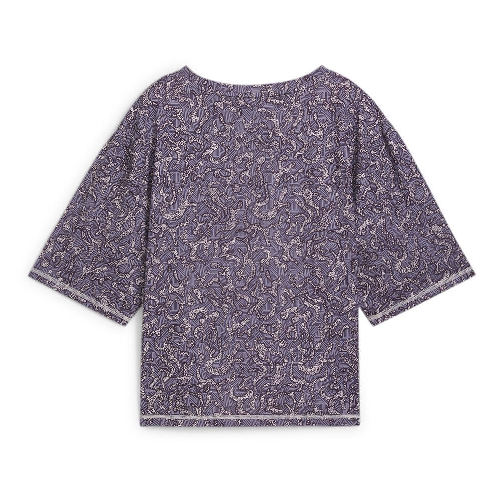 T-Shirt Violet Femme Puma Train Favorite vue 2