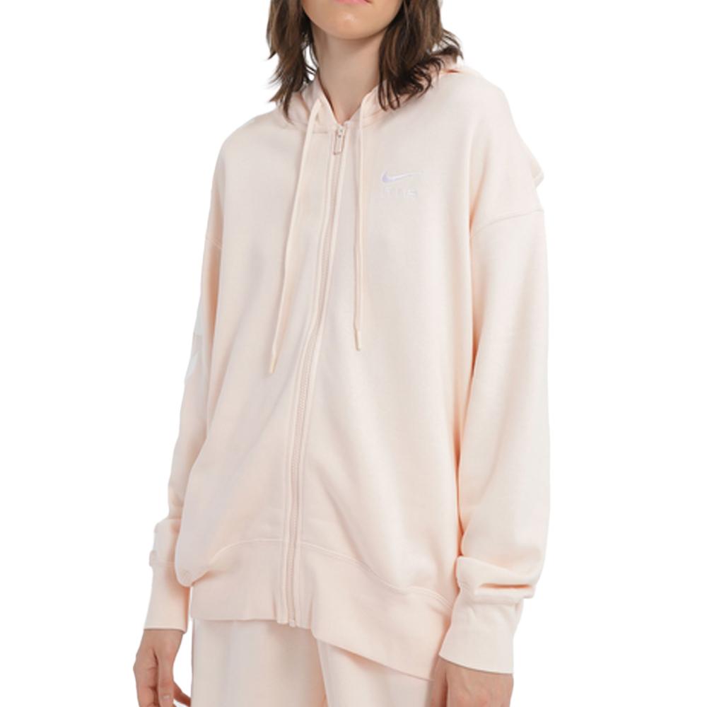 Sweat Zippe à Capuche Rose Pale Femme Nike Air pas cher