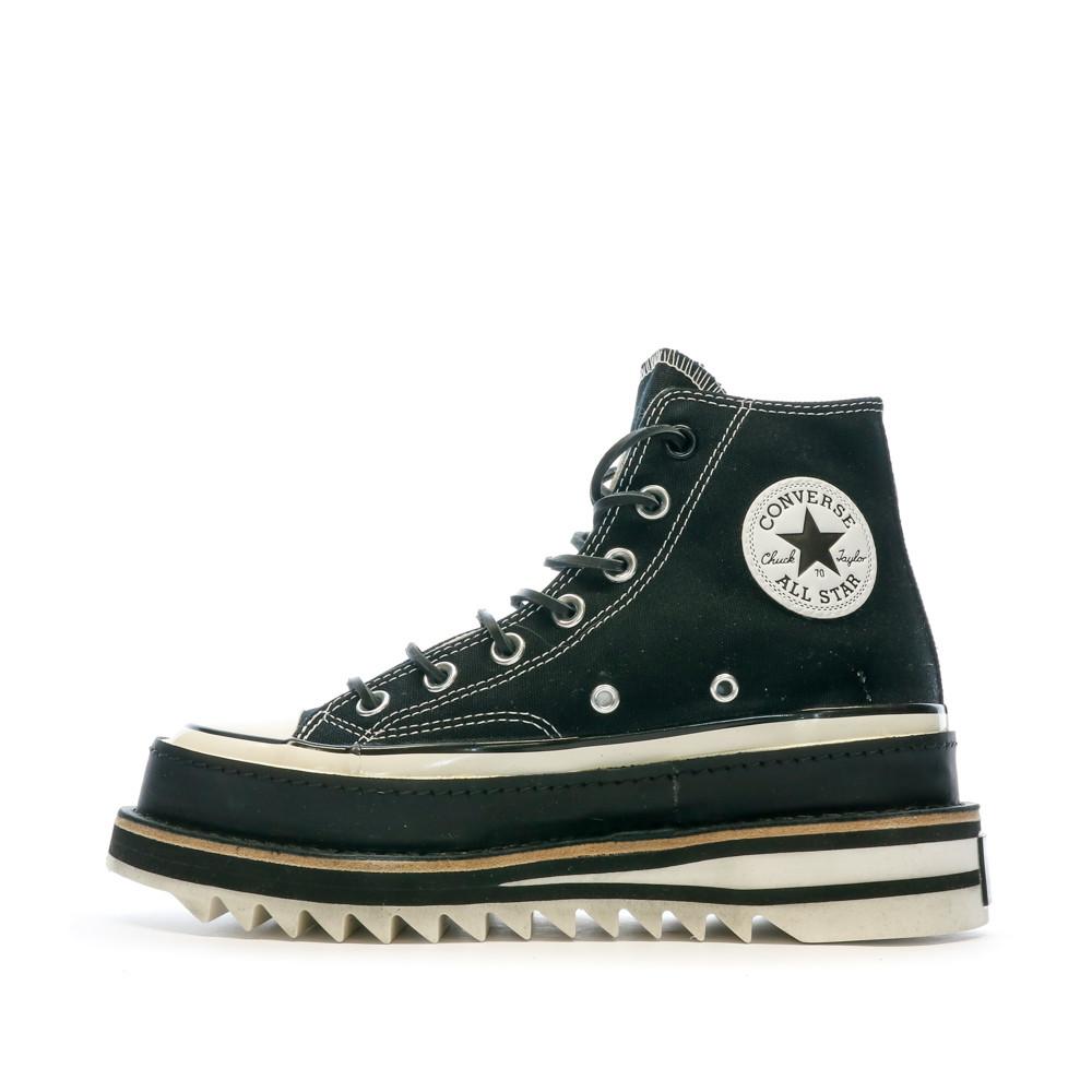 Baskets Noires Mixte Converse Chuck 70 Canvas pas cher