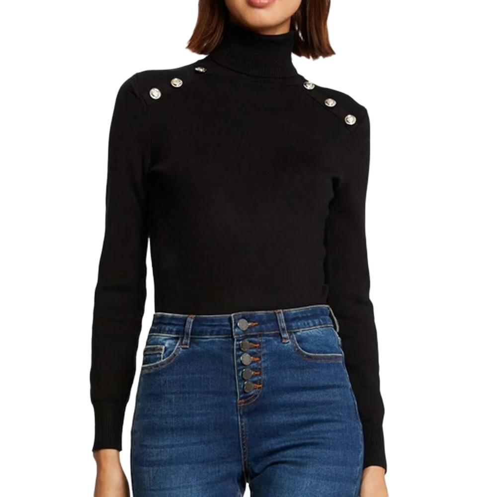Pull Noir Femme Morgan Mibo pas cher