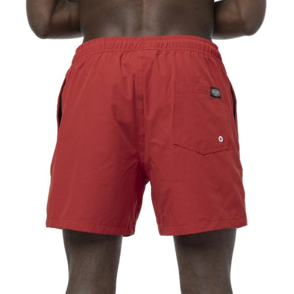 Maillot de bain Rouge/Blanc Homme Von Dutch MICK vue 2
