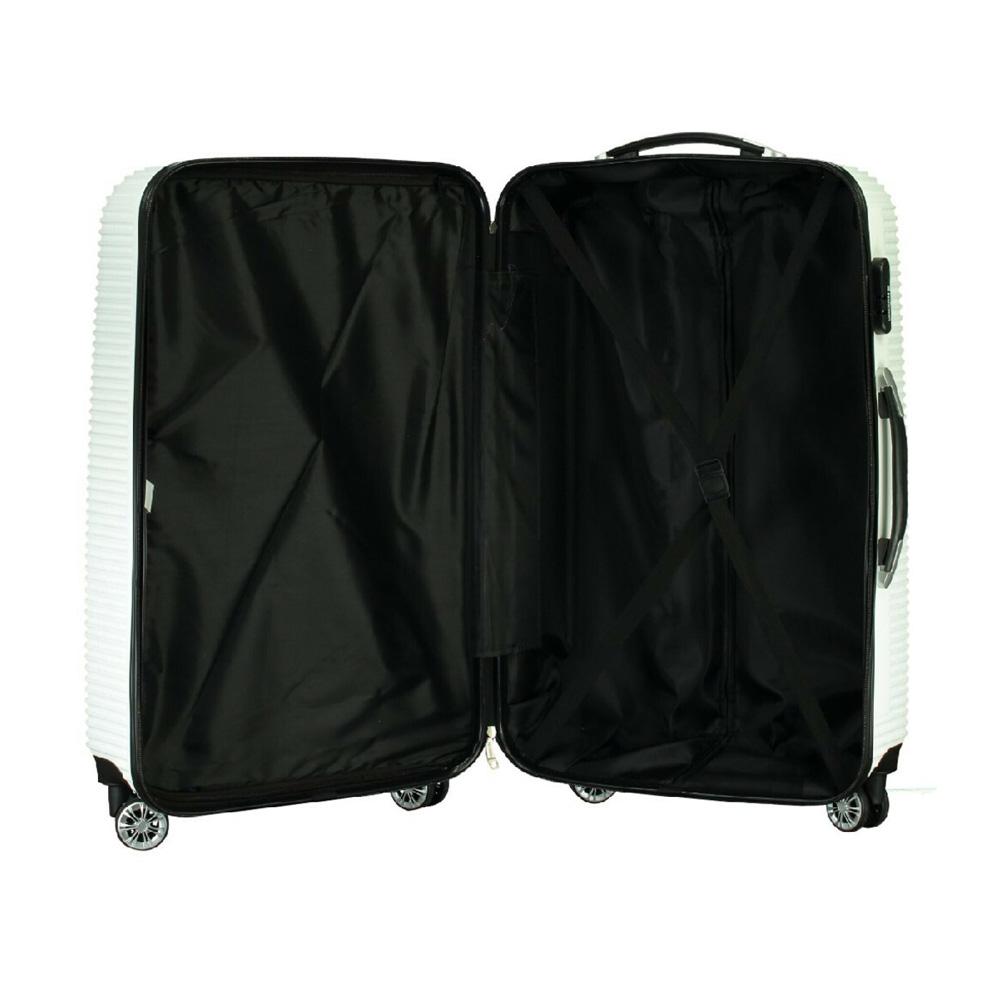 Valise cabine Blanche Geographical Norway SZ4688A 20 pouces vue 2