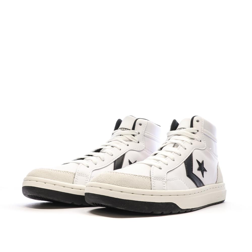 Baskets Blanche/Noire Homme Converse Pro Blaze Leather vue 6