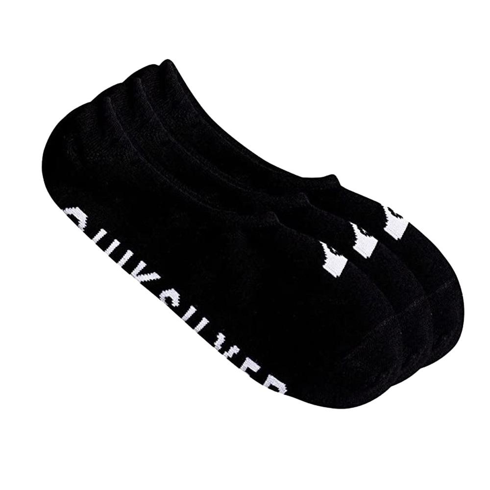 x3 pairs of Quiksilver 3linerpack men’s black socks affordable