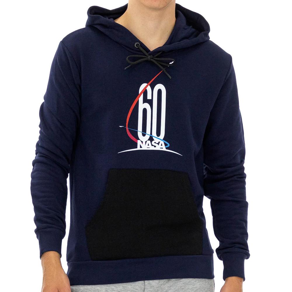 Sweat à capuche Marine Homme Nasa 54H pas cher