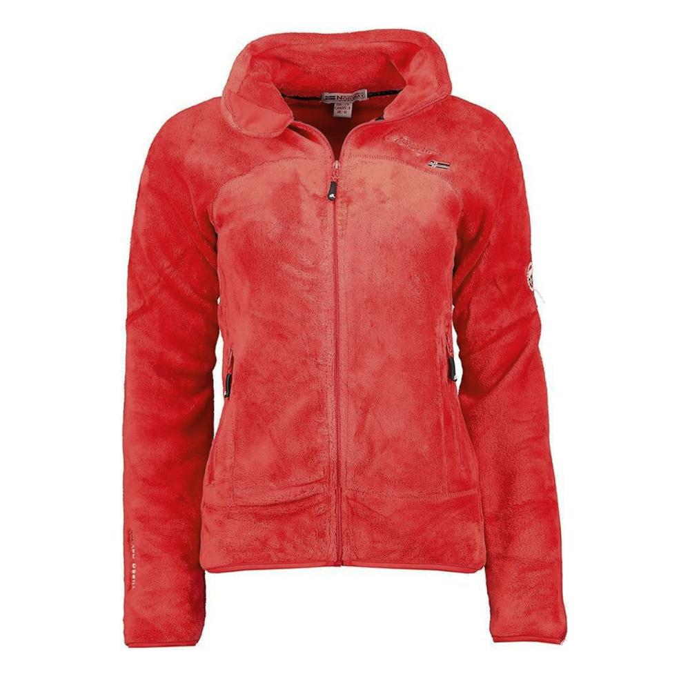 Polaire Rouge Femme Geographical Norway Paline Lady pas cher
