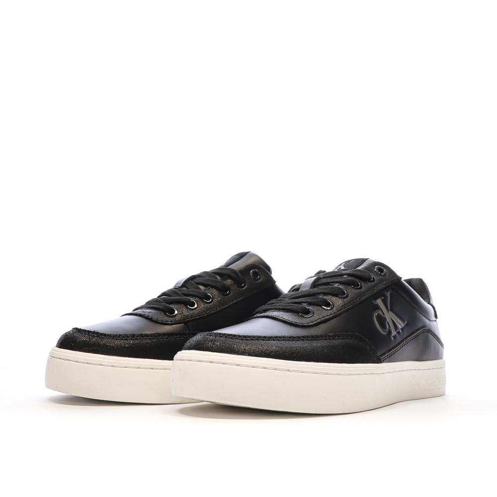 Baskets Noires Femme Calvin Klein Jeans Cupsole vue 6