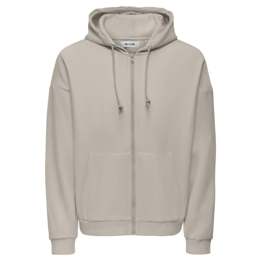 Sweat Zippé Beige Homme Only & Sons Chase pas cher