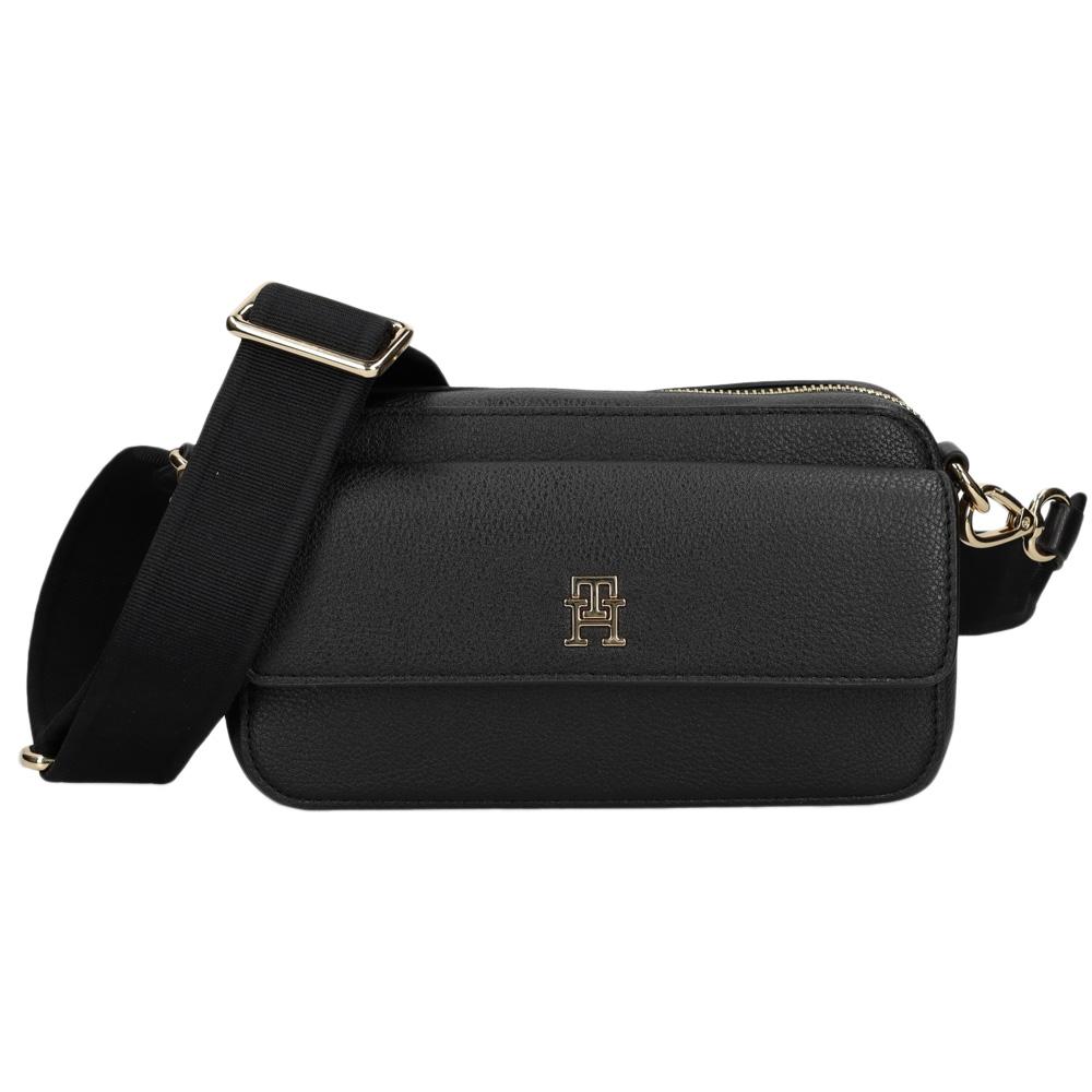 Women's Black Shoulder Bag Tommy Hilfiger Distinct AW0AW17455 affordable