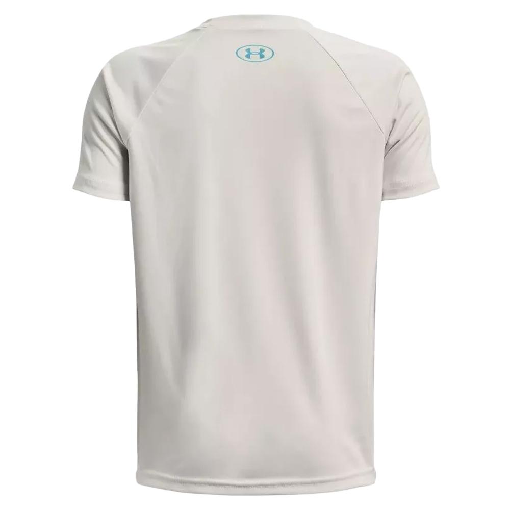 T-shirt Blanc Garçon Under Armour Tech Big vue 2