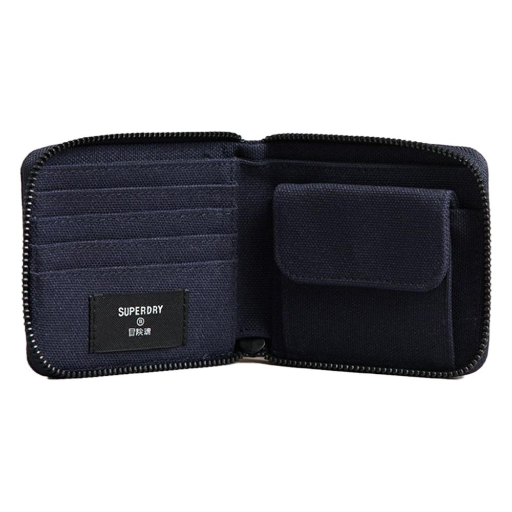 Portefeuille Marine Homme Superdry Vintage Classic Zip Wallet vue 2