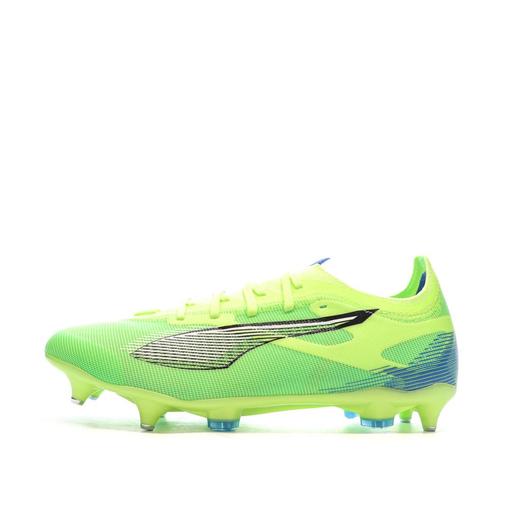 Chaussures de football Vert/Jaune Homme Puma Ultra 5 pas cher