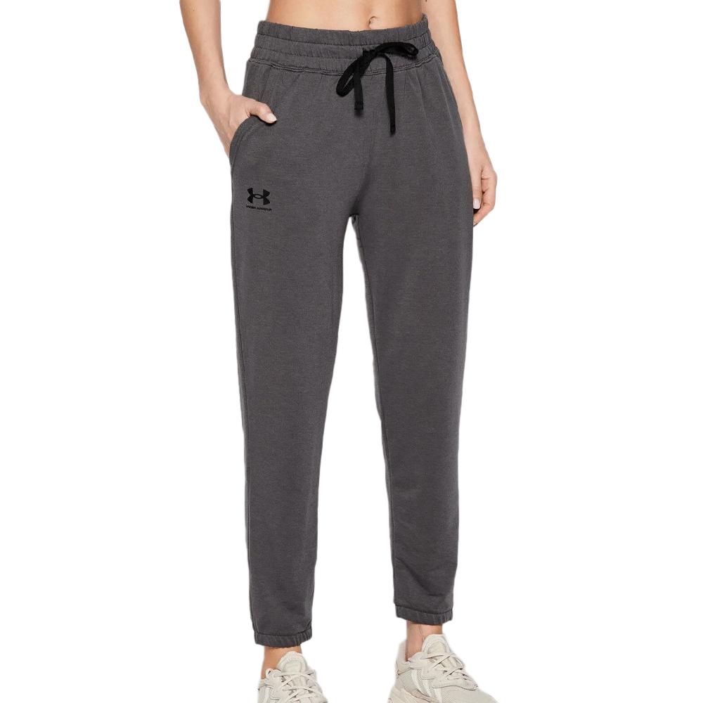 Jogging Gris Femme Under Armour Rival Terry pas cher