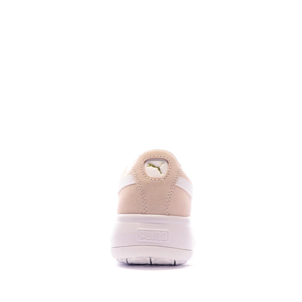 Baskets Rose Femme Puma Suede Mayu vue 3