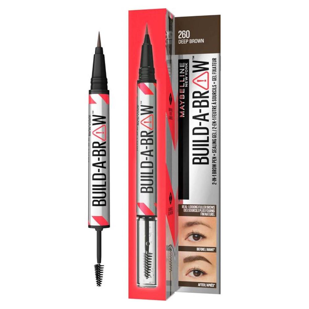 Crayons à sourcil Gemey Maybelline 260 Deep Brown pas cher