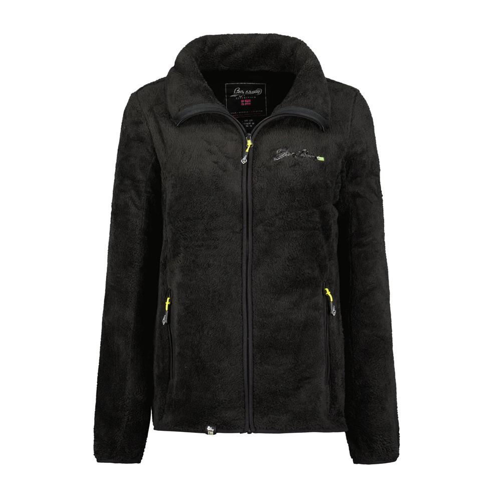Veste Sherpa Noir Fille geographical Norway Unique pas cher