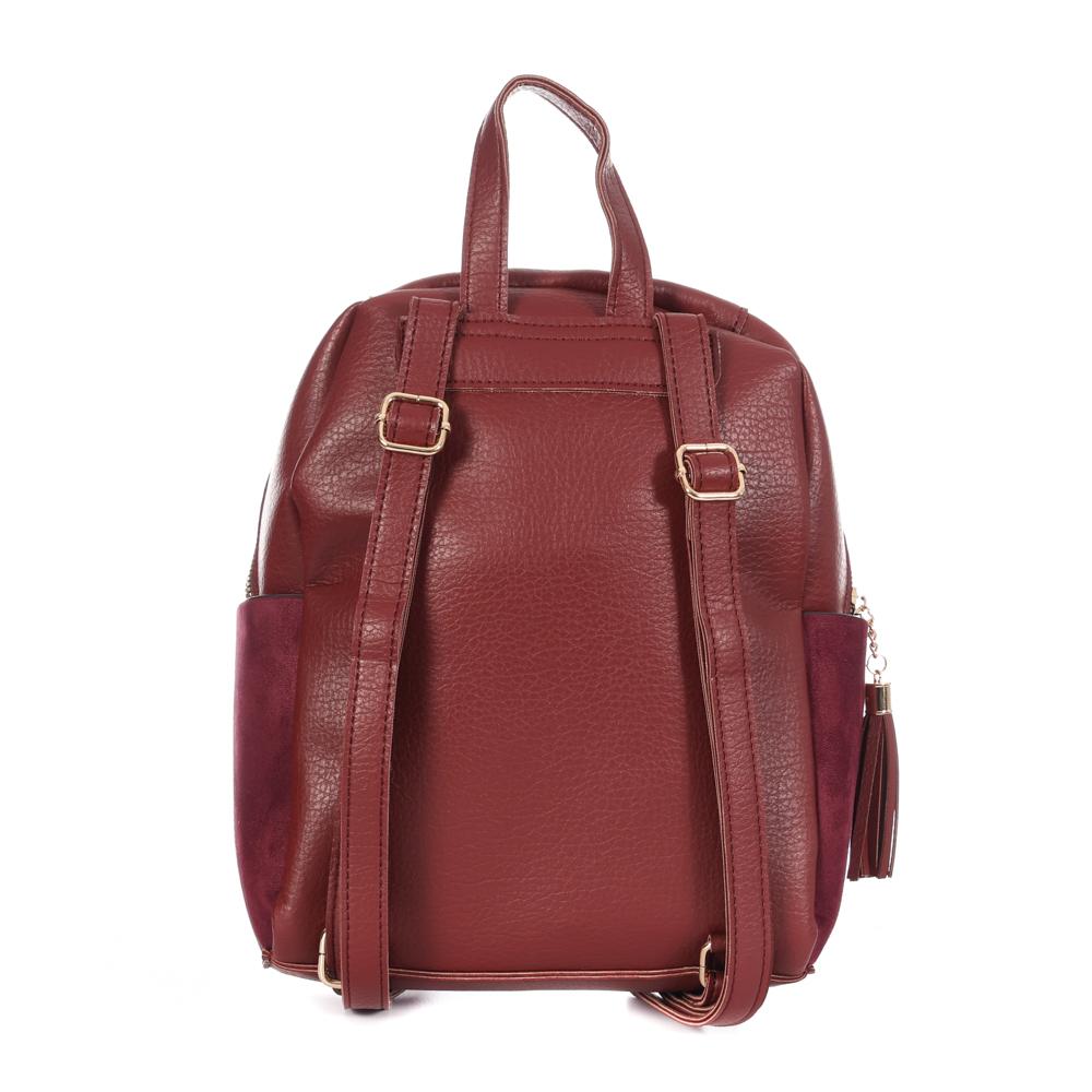 Sac à Dos Rouge Femme Manoukian JULIANNE vue 3