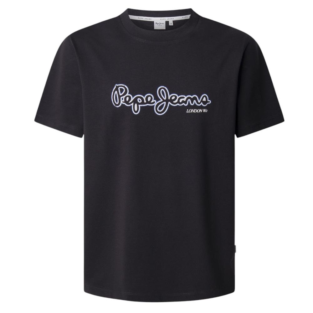 T-shirt Noir Homme Pepe jeans Dorian pas cher