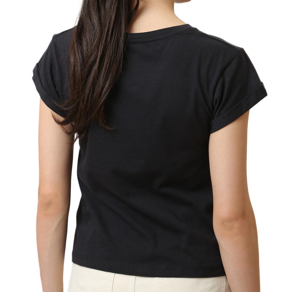 T-shirt Noir Femme Pepe jeans Hannon vue 2