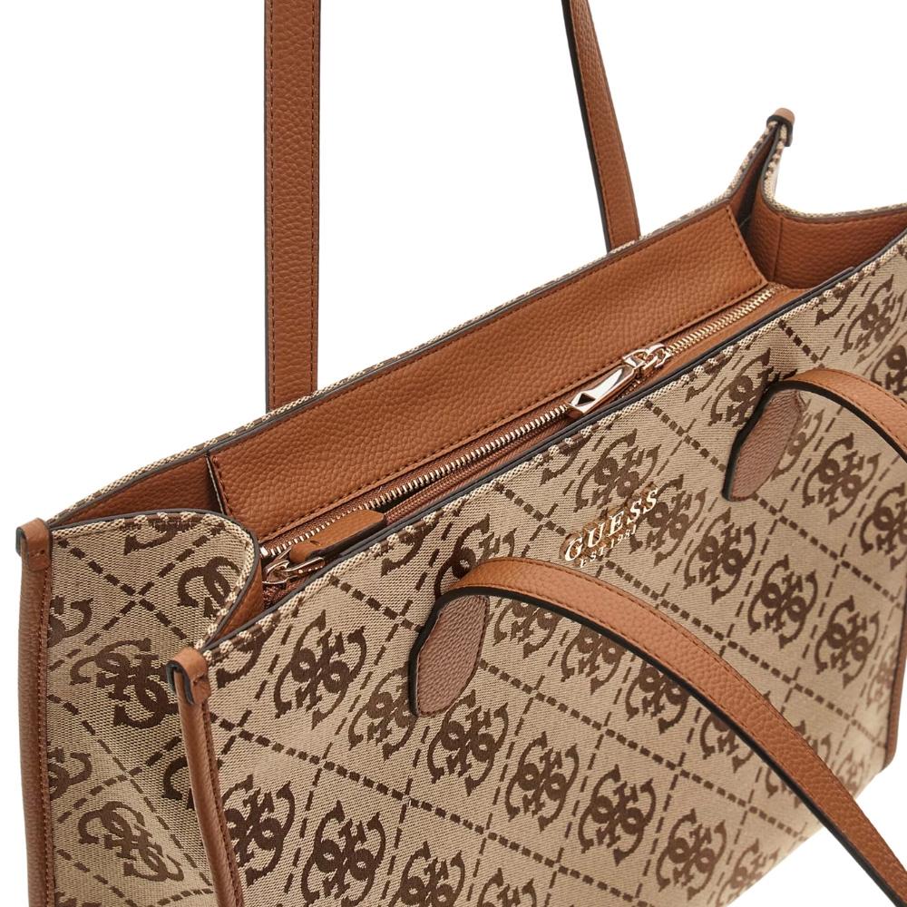 Sac à Main Marron Femme Guess Silvana vue 3